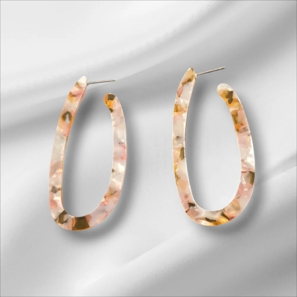 Colorful Acrylic Drop Dangle Earrings